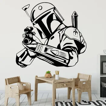 

Star Wars Wall Decal Modern Movie Character Vinyl Teen Room Interior Waterproof Wall Stickers Home Decoration Living Room Z099