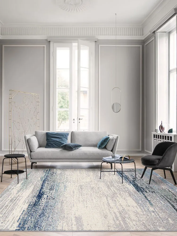 

Modern Simple Style Lightweight And Luxury Carpet Abstract Nordic Living Room Tea Table Pad New Chinese Style Bedside Carpet