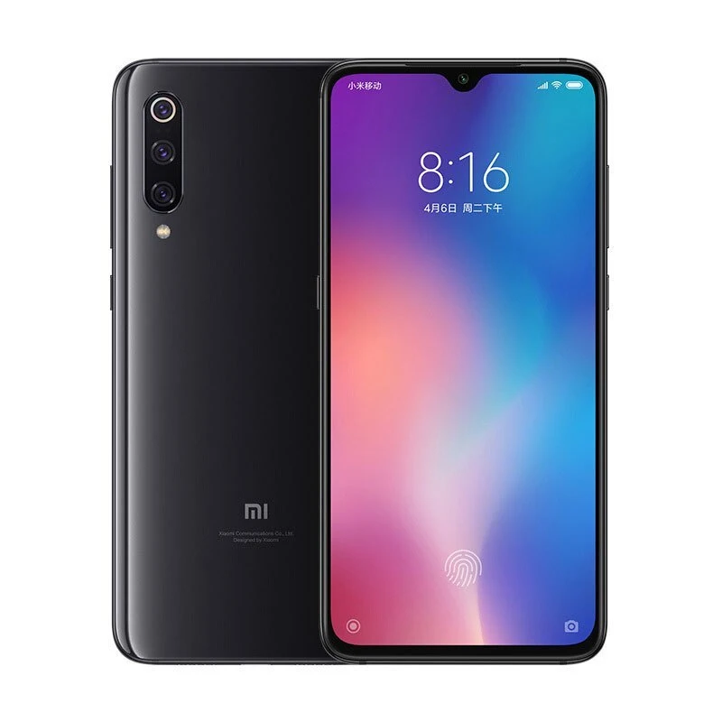 Глобальная версия Xiaomi mi 9 6 ГБ ОЗУ 64 Гб ПЗУ mi 9 Восьмиядерный мобильный телефон Snapdragon 855 6,3" AMOLED 48MP Тройная камера NFC - Цвет: Black