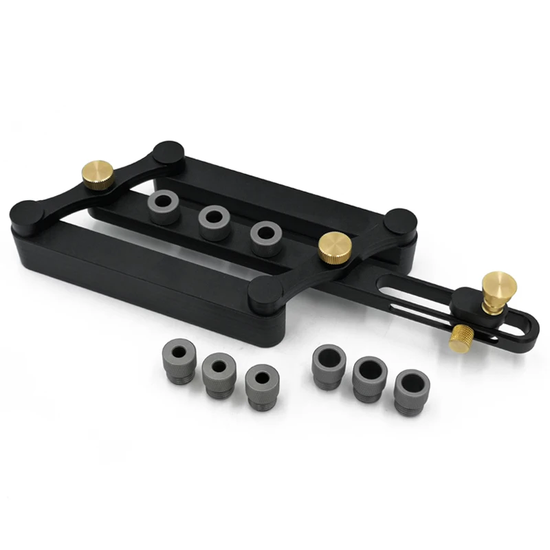 Самоцентрирующийся набор направляющих для дюбелей деревообработки 6/8/10 мм