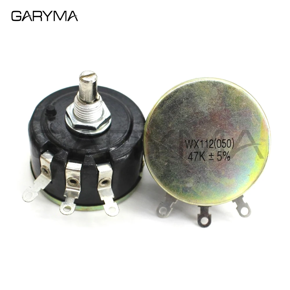 WX112 WX050 5W Single Circle Wire Wound Potentiometer 100R-47K ohm multiturn potentiometer,linear potentiometer,rotary potentiometer,trimmer potentiometer,electronic components