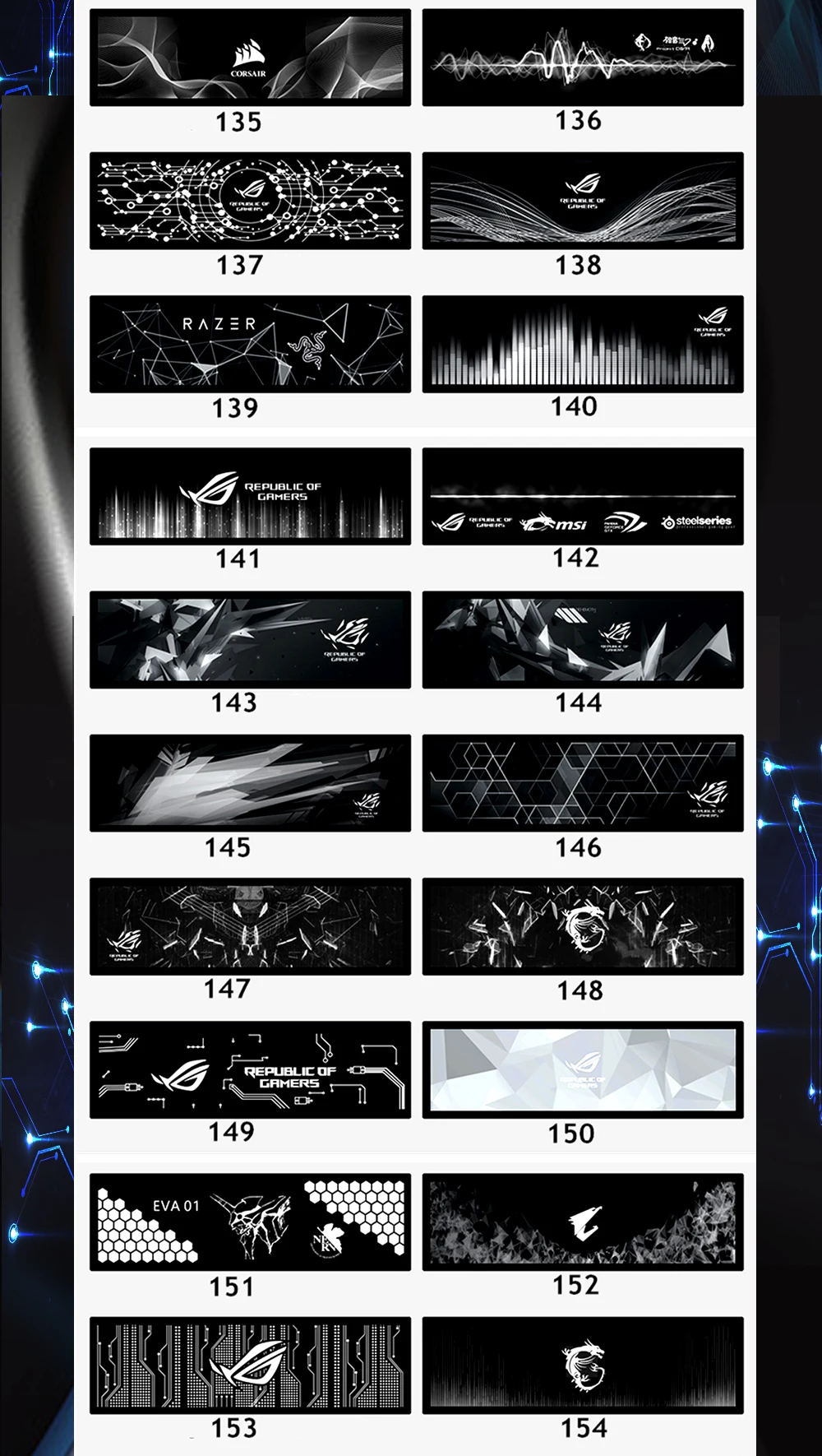 Streamer Backplate Para O Caso Placa Gráfica
