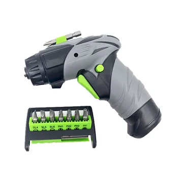 

Easy Install Drill Anti Slip Handle With LED Light Mini Electric Cordless Screwdriver Set Dry Battery Operated Power Tools