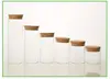 2pcs Wood Lid Glass Airtight Canister Kitchen Storage Bottles Jars Food Container Grains Tea Coffee Beans Grains Candy Jars 6