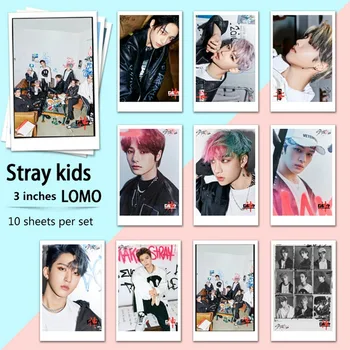 

10PCS/Set NEW KPOP STRAY KIDS LOMO Cards Album HD Photocards For Fans Collective Photo Cards