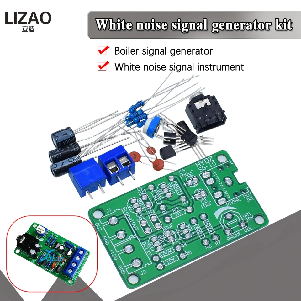 DAOKI Generador De Señal Módulo Función Monolítica Forma De Onda Icl8038 Diy Kit Sinusoidal Triangulo Onda Cuadrada Senal Dc 12 V Salida 7khz 50 Hz