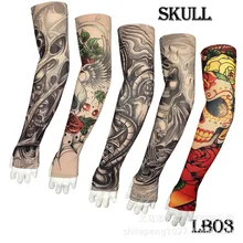 10 пар от гранта Татуировка лед рукав солнцестойкие рукава мужские летние колледж Стиль нарукавник с татуировкой УФ-Защита женщин