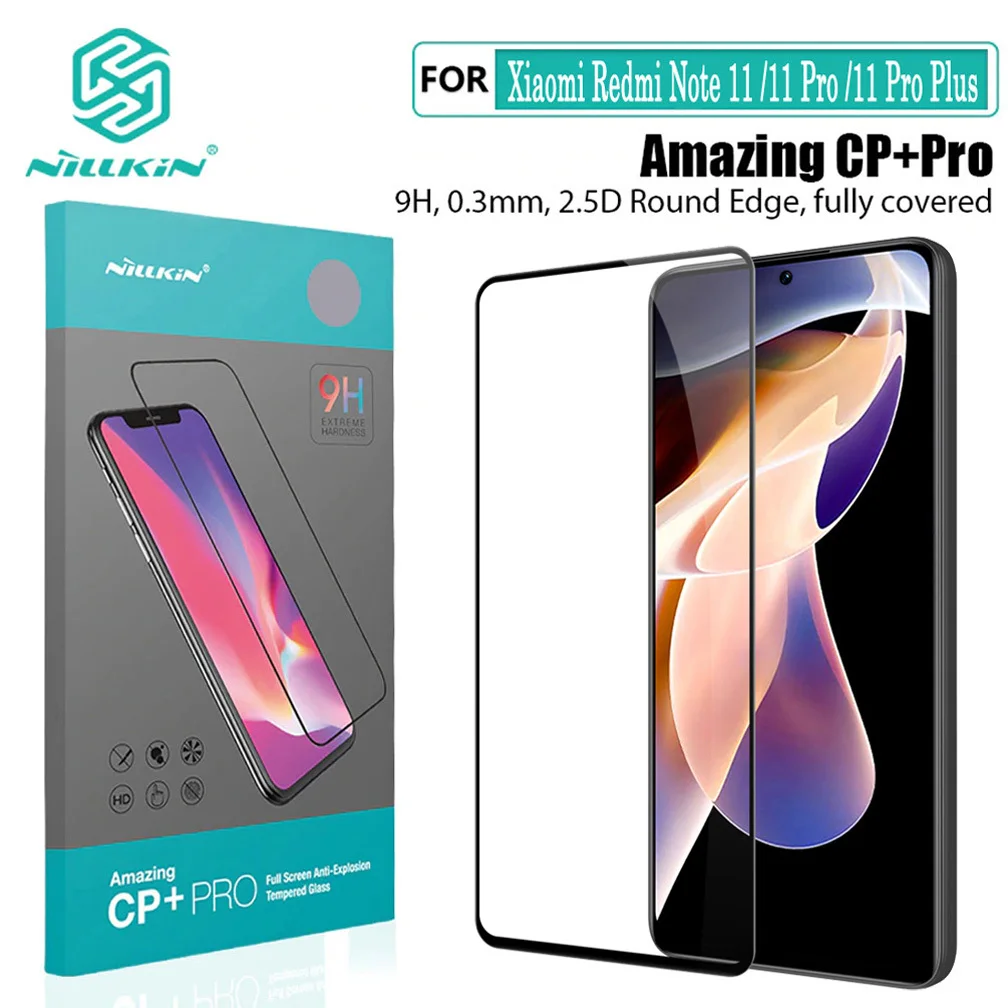 Для Xiaomi Redmi Note 11 Pro Global Version глобальная версия Glass Nillkin CP + Защитная пленка для экрана