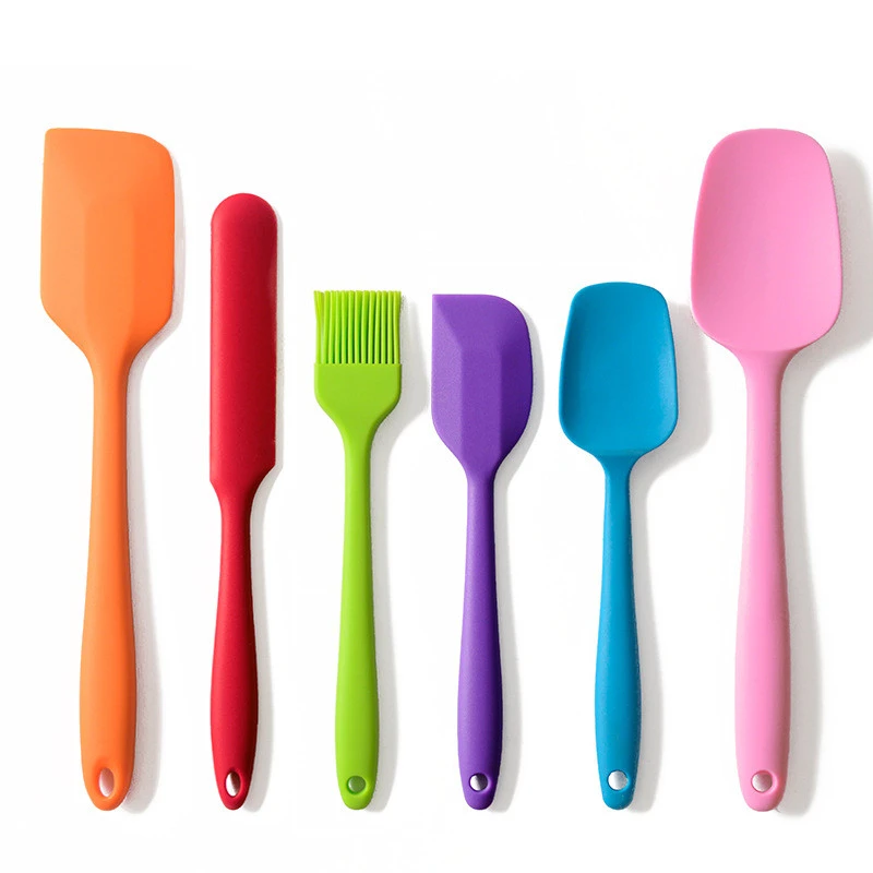 24cm Silicone Spatula Non-Scratch Cooking Baking Pastry Scrapper Mixing Spoon
