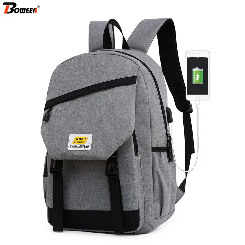 

Large Capacity Backpacks Men School Bags for Teenage Boys Middle High School Bag for Teen College Bagpack Usb Oxford Bookbag Big