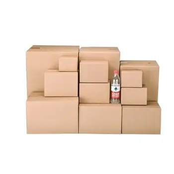 

10pcs/lot Wholesale 7 Sizes Corrugated Packing Box Kraft Paper Mailing Box Express Transportation Carton Box