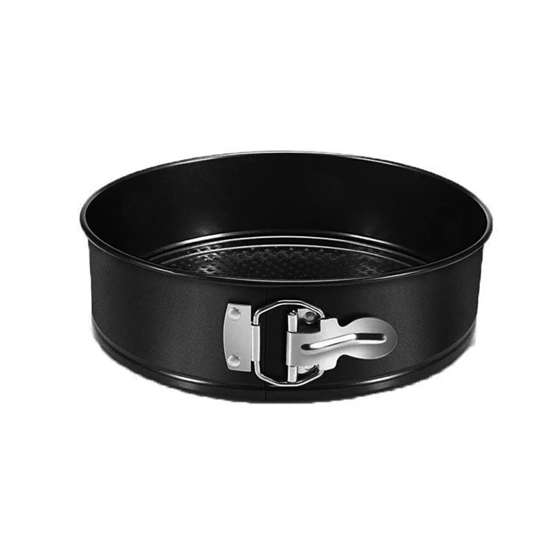6 inch Формы для выпечки Кухонные сковороды, форма для кекса, маленькая круглая форма для выпечки тяжелый карбоновый антипригарное Slipknot съемный лоток 18/20/22/24 см - Цвет: 6 inch