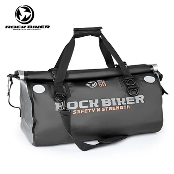 

Motorcycle Tail Bag Rear Seat Bag Waterproof Racing Riding bags Equipment Multifunctional Large Capacity Radish Bag