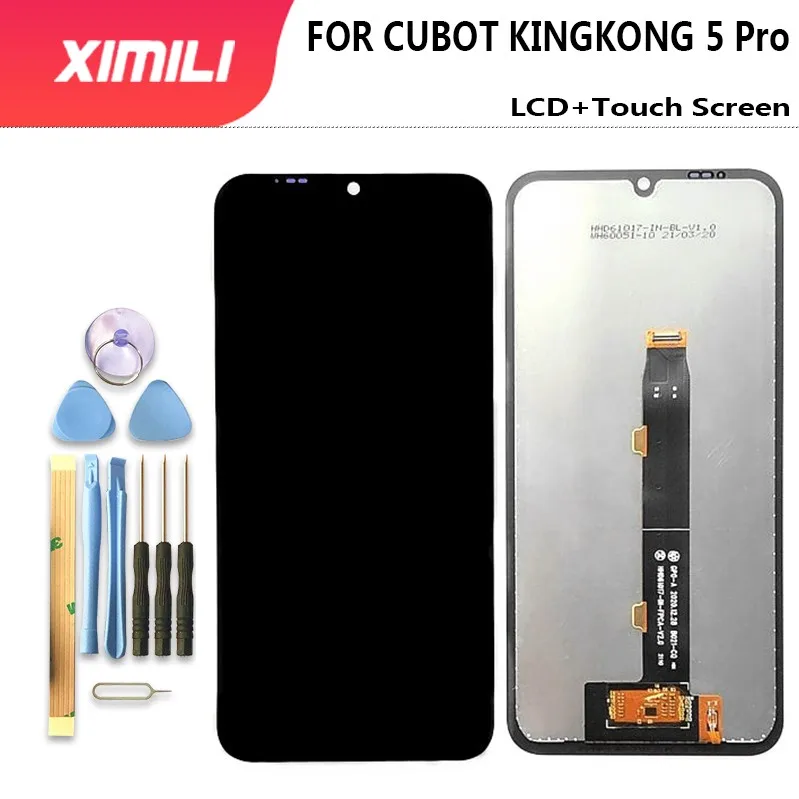 6 088 дюймов оригинальный CUBOT KINGKONG 5 Pro ЖК-дисплей + кодирующий преобразователь