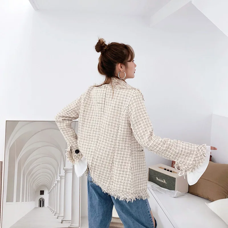 

Graceful Flash Small Suit Coat Women's Autumn Korean-style Elegant Ladies' Sweet Cool Trumpet Long Sleeve Suit