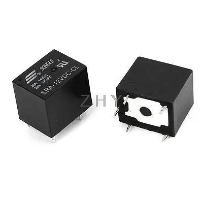 DC 14 V/20A AC 125 5 контактов SPDT электромагнитное реле 12V Катушка 2 шт. |
