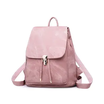 

Women Laptop Backpack Women's Fang Niu Zi Pattern Set Backpack Retro Handbags Black Small School Bags for Teenage Girls Bookbag