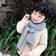 Осень/Зима детский длинный Квадратный маленький Шарф детский висячий хлопковый Шарф Зимний Шарф