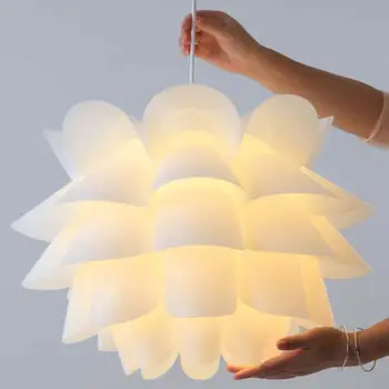 

Ceiling Chandelier AC110-240V Living Room Hanging Lamp Loft DIY Puzzle Light Beautiful PVC Pendant Lights Hanglamp