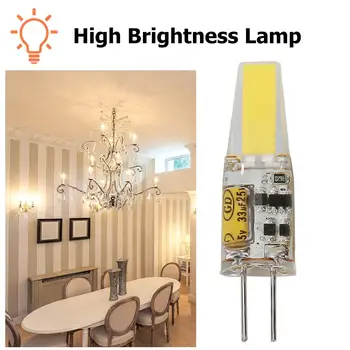

G4 LED Bulb COB Silicone 1505-3W/2508-5W 12V Crystal Light No Harmful Substances Stability Reliability Chandelier for Home
