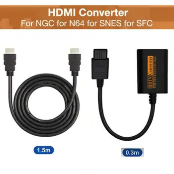 

2020 New HDMI Converter For NS 64/SNES/NGC/SFC Video Cable Retro Video Game Console Splitter Conversion High Definition Cable
