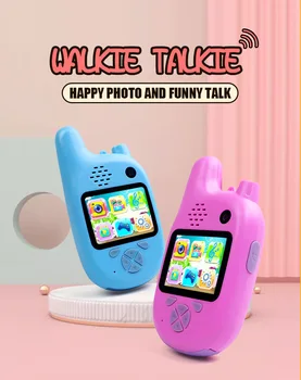 

NEW Children's Digital Camera Take Pictures Video HD 2000W Pixel 720P Front and Rear Dual Lens 2.4G Intercom MP3 Puzzle Game