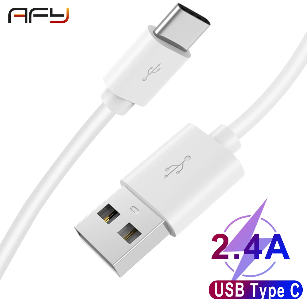 Кабель AFY USB Type C для Samsung S10 S9 Xiaomi Mi 9 8 Quick Charge 4 0 USBC PD Fast Charger USB-C Type-C | Мобильные