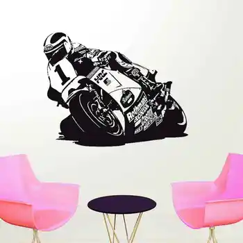 

Moto GP Motorcycle Racing Sticker Decal Posters Vinyl Wall Autobike Pegatina Decor Mural