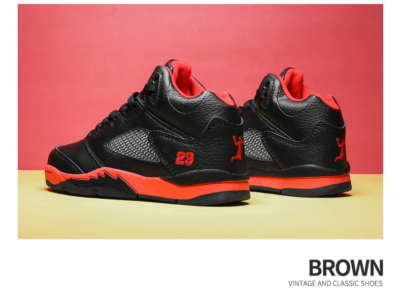 High top sports basketball shoes for children outdoor casual basketball shoes for men
