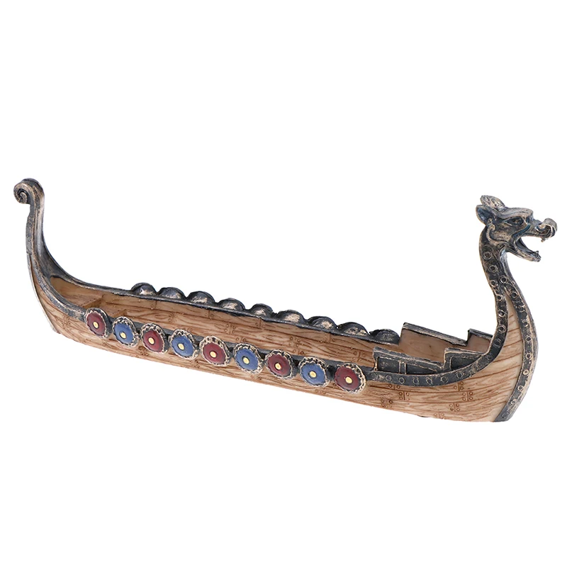 Incense Burner Ornament Crafts Miniature Ornament Resin Ornaments Lucky Cat Statue Celtic Knot Charms Resin Crafts 1PC Retro Incense Burners Traditional Design Dragon Boat Incense Stick Holder Burner Hand Carved Carving Censer Ornaments