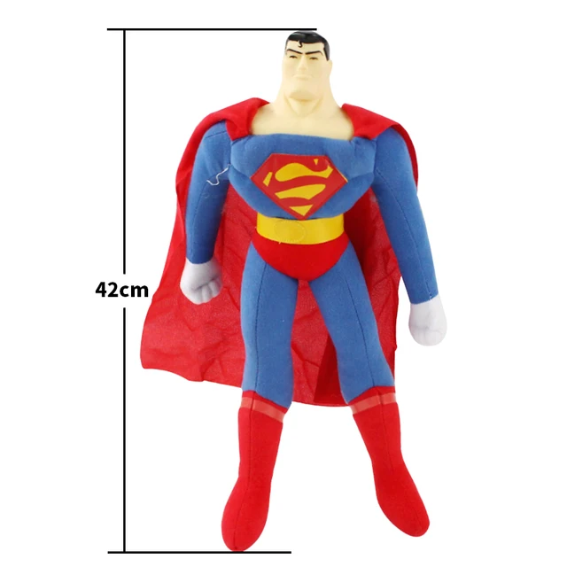 42cm Big Size Justice League Plush Toy Superman Batman Dark Knight Super Heroes Stuffed Dolls