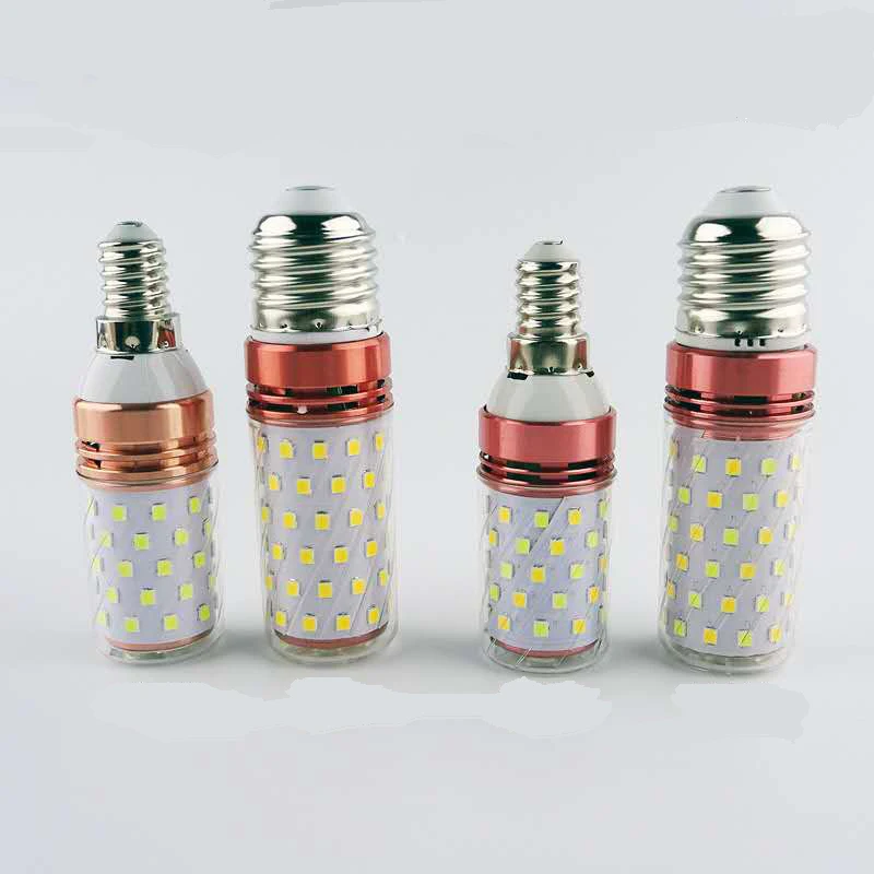 Светодиодная лампа E27 светодиодная E14 SMD3528 12 Вт/16 Вт 220 В лампочка кукуруза свеча