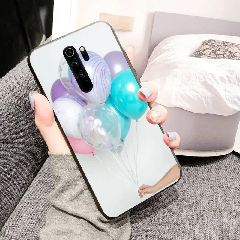 Разноцветные воздушные шары мягкий чехол для мобильного телефона Redmi Note