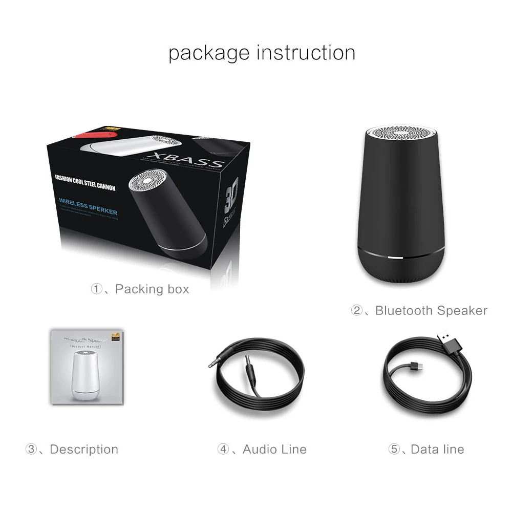 Y5-TWS Bluetooth динамик беспроводной открытый портативный Bluetooth 5,0 Hi-Fi бас встроенный Hd микрофон Bluetooth мини-динамик Новинка