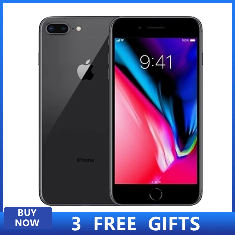 Смартфон APPLE iPhone 8 Plus 3 + 64 ГБ разблокированный 64/256 5 дюйма 12 0 МП iOS шестиядерный |