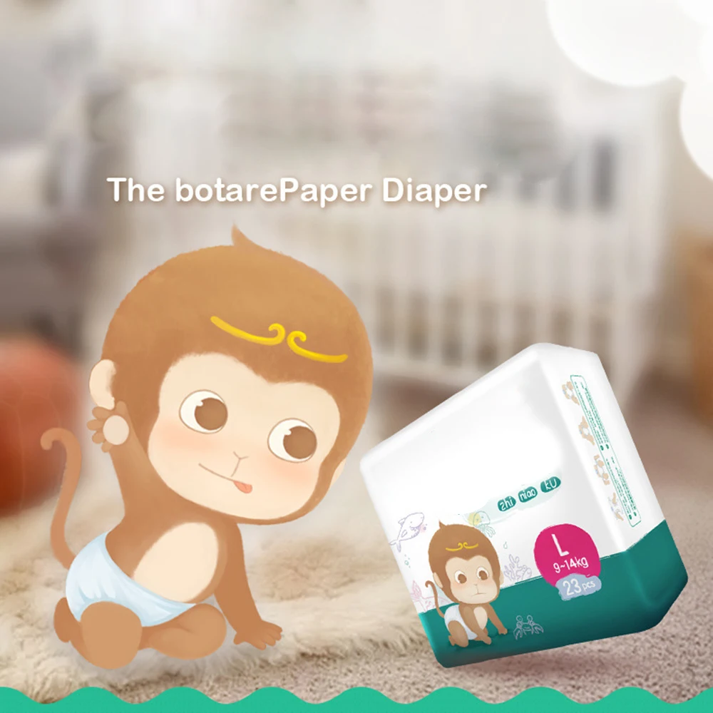 

Paper Diapers Baby Water Absorption Boys Girls Universal Urine Nappy Comfortable Soft Leak-Proof Urine Pants Mar20