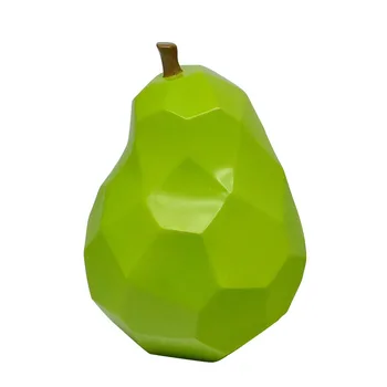 

Nordic Geometrical Pear Figurine Model Creative Resin Fruit Craft Desk Ornament Office Table Decor Home Decoration Accessories