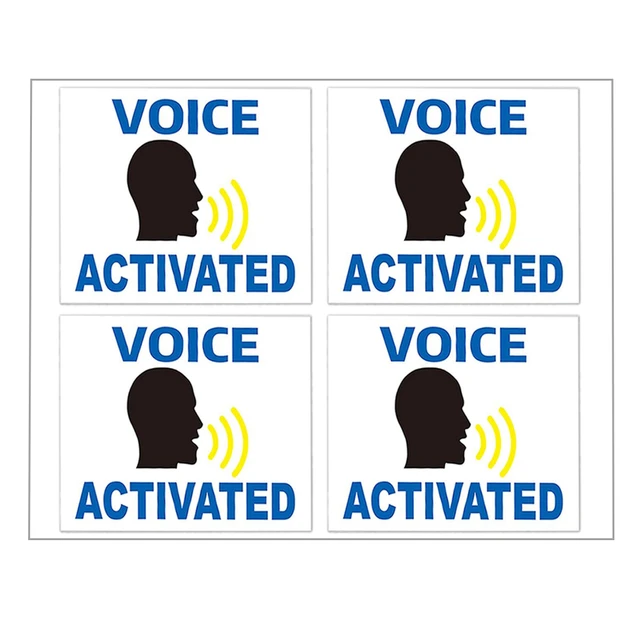 60 Packs Fake Voice Motion & Clap Activated Sign Tags Prank Stickers Funny  Joke Labels Practical Hilarious Sign Tags Decoration - AliExpress