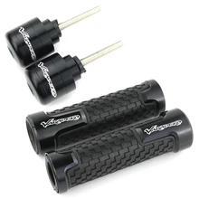 Для Honda XL 1000 В варадеро мотоциклетные ручки для руля рукоятка концевые заглушки CNC алюминий