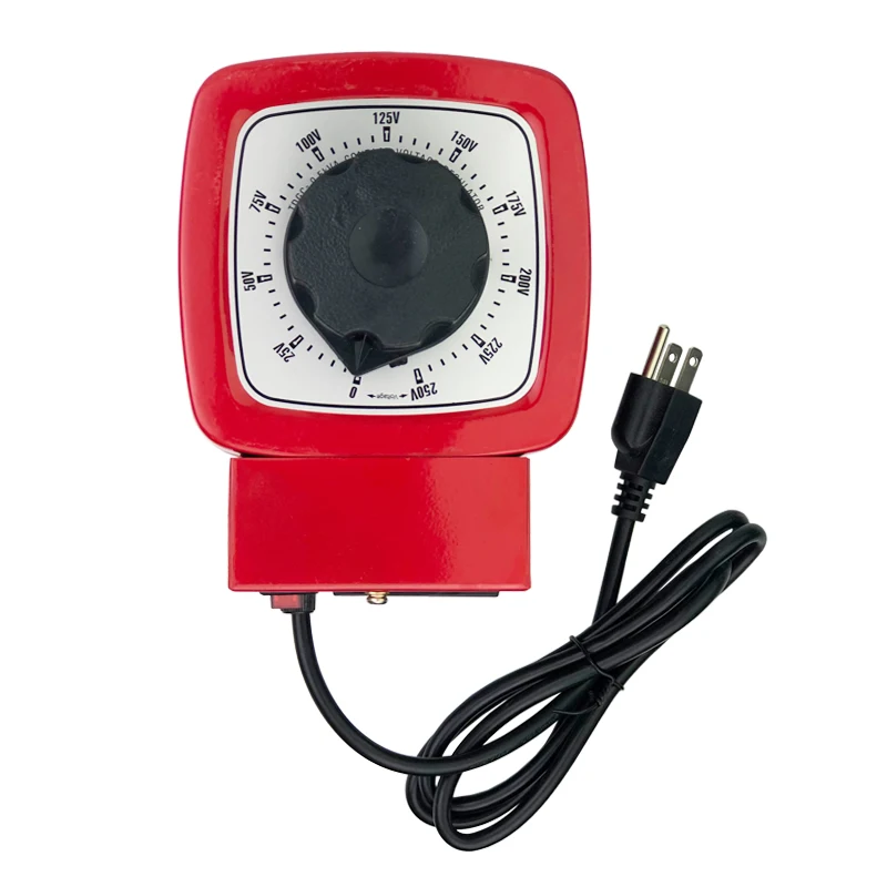 TDGC2-0.5KVA Type 500VA Single Phase Manual Variac Transformer Contact Voltage Regulator Input 220v Output 0-250VAC 50/60Hz