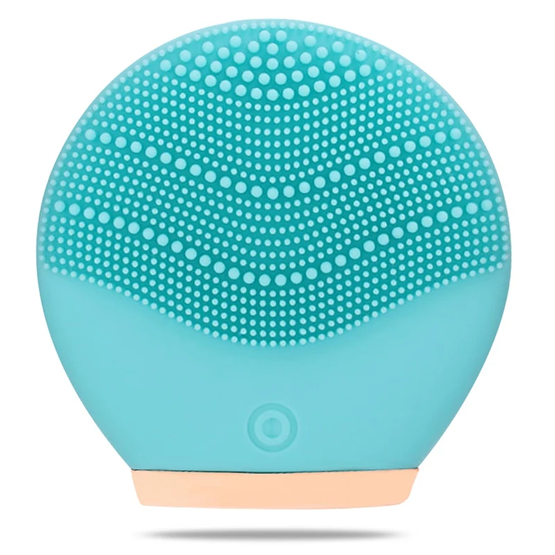 

Electric Vibration Facial Cleansing Brush Skin Remove Blackhead Pore Cleanser Waterproof Silicone Face Massager For Women