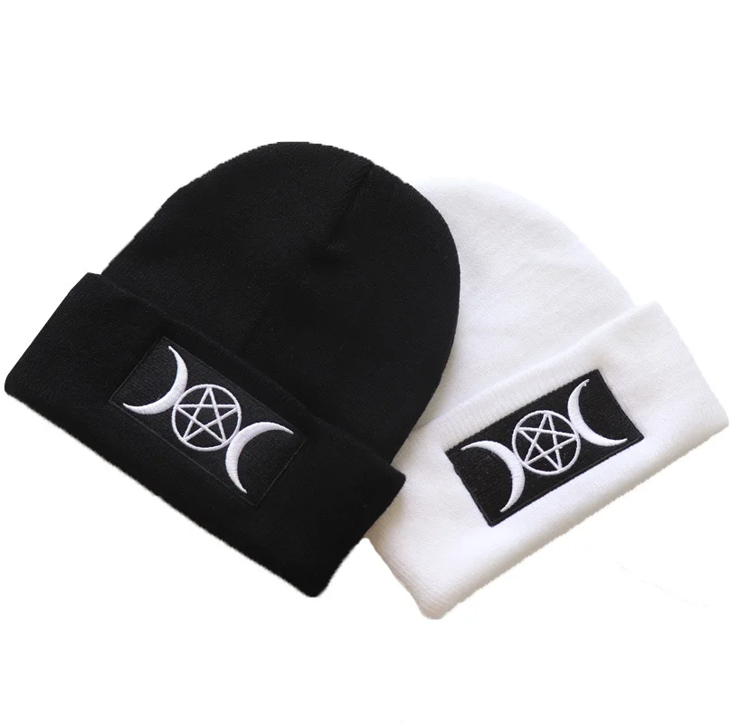 GOTH Knit hat 100% Cotton Cartoons Warm 