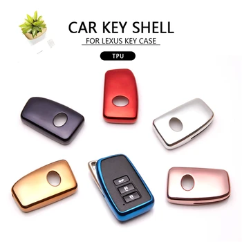 

Dropshipping Car Key Case Cover For Lexus NX GS RX IS ES GX LX RC 200 250 350 LS 450H 300H Key Shell Skin Bag Holder Car Styling
