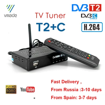

Russia Hot DVB T2 Terrestrial Digital TV Receivers DVB-C Combo Cable HD H.264 Decoder TV Tuner Support Youtube Set Top Boxes