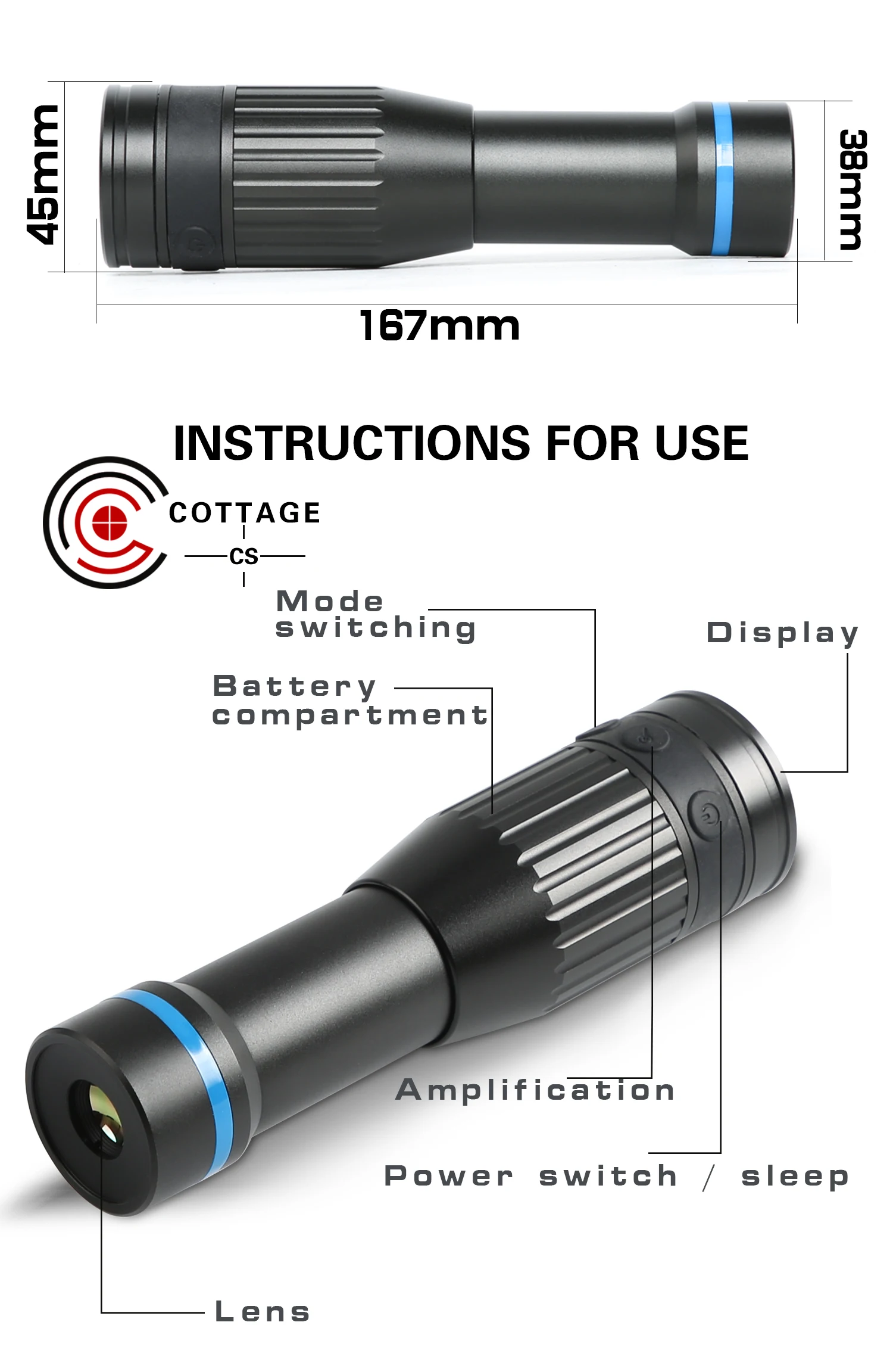 CS-X Thermal Imager riflescope Night Vision тепловизор для охоты Riflescopes Thermal Imager Hunting Trail NV Scope