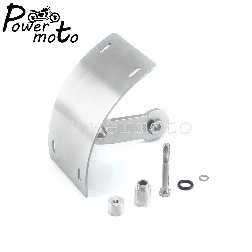 Motorcycle Silver Curved Tag Swingarm Number License Plate Bracket Side Mount Holder For Suzuki Boulevard M109R 2006-2013 | Автомобили и