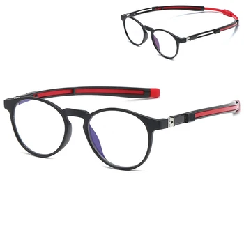 

Reading Glasses Round Vintage For Men Women Computer Eyeglasses Hyperopia Anti Blue Light Glasses Eyewear Plus+1.00 +1.50 +2.00