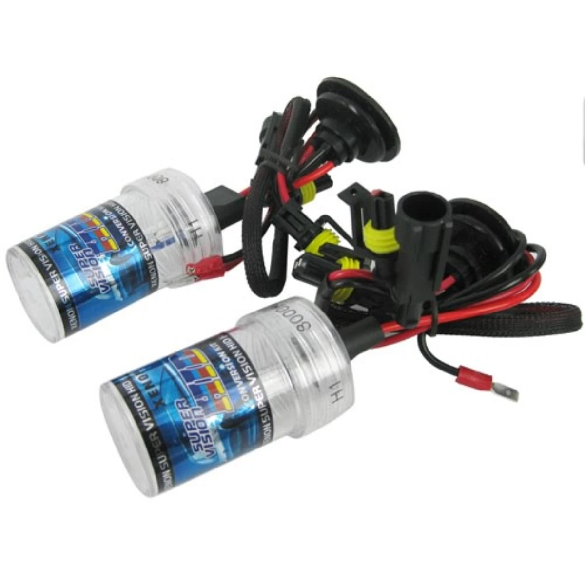 2 шт. Водонепроницаемый 12V 35W H1 8000K HID лампа высокой интенсивности светильник s для автомобильных фар автомобиля замены светильник источник головной светильник лампы