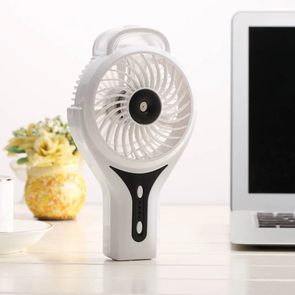 

Mini Face Spray Cooler Handheld Summer Adjustable Misting Fan Portable Office Gift Home Water Humidifier Desk USB Rechargeable