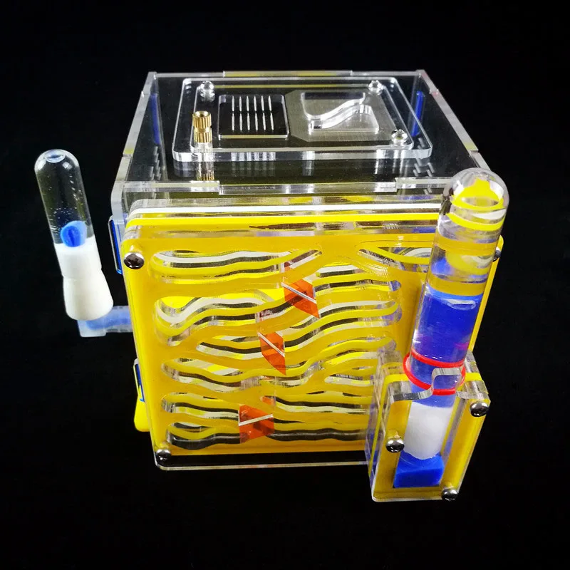 Желтое акриловое гнездо DIY Ant Farm Террариум для рептилий подарок на Рождество день
